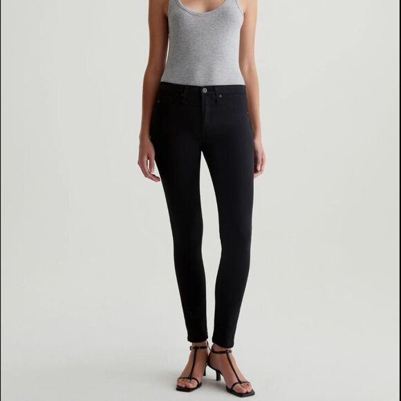 Ag Adriano Goldschmied Denim - AG The Legging Ankle Super Skinny Ankle JET Black
